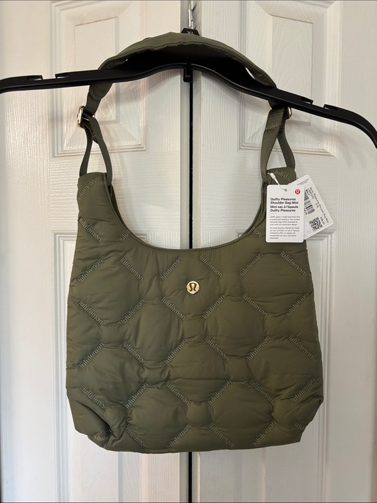 lululemon athletica Handbags - lululemon Quilty Pleasures shoulder mini Olive Green  Bag